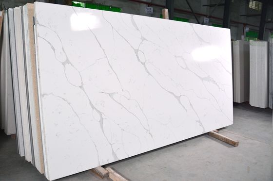 Engineering Artificial Quartz Slab Countertops Calacata 20mm 30mm