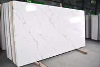 White Artificial Calacatta Quartz Stone Slab NSF Certificated For Benchtop