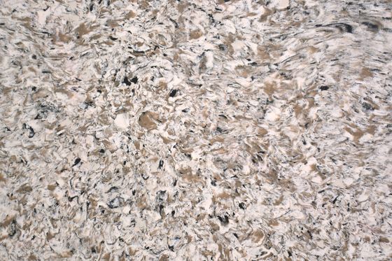 Engineered Synthetic Mix Color Quartz Countertops 7 Mohs Hardness