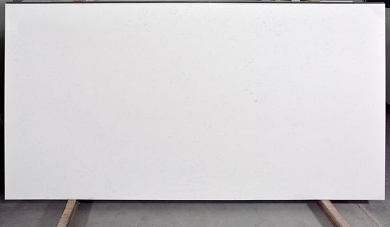 Hardness 6.5Mohs Artificial Quartz Slab Countertops Carrara 3000*1400*15mm