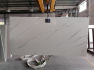 Marble Textures Calacatta White Engineered Quartz Stone For Countertop