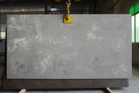 Marble Grey Quartz Stone Kitchen Island Worktops Leather Surface