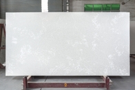 High Ridigity White Calacatta Artificial Quartz Stone Benchtop With SGS