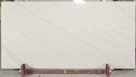 White Anti Skid Artificial Quartz Stone Table 6.5 Mohs Hardness  Wear Resistant