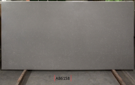 Grey Carrara Quartz Slab Kitchen Countertop With 3200*1600*20mm Size Original