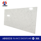 Sparkle White Grey Veined 3200*1600 Artificial Quartz Slabs Home Decoration