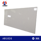 3200*1800*15MM Snowfall White Recycled Glass Wall Panel Quartz Slab