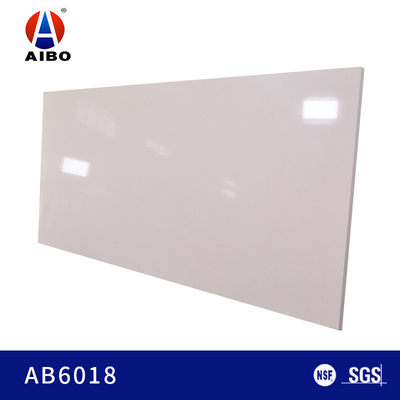 Indoor Decorative  Material Artificial 6mm Carrara Quartz Slab