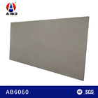 Polished 3000*1500MM Greyish Glass Quartz For Living Room Wall Panel