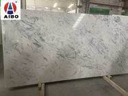 NSF Calacatta Quartz Stone Slab With White Background Scratch Resistant