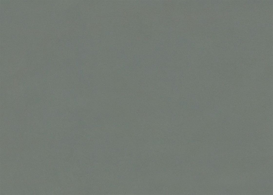 Indoor Decoration Artificial Quartz Stone Brushed Finished Pure Grey Color For Kitchen Countertops