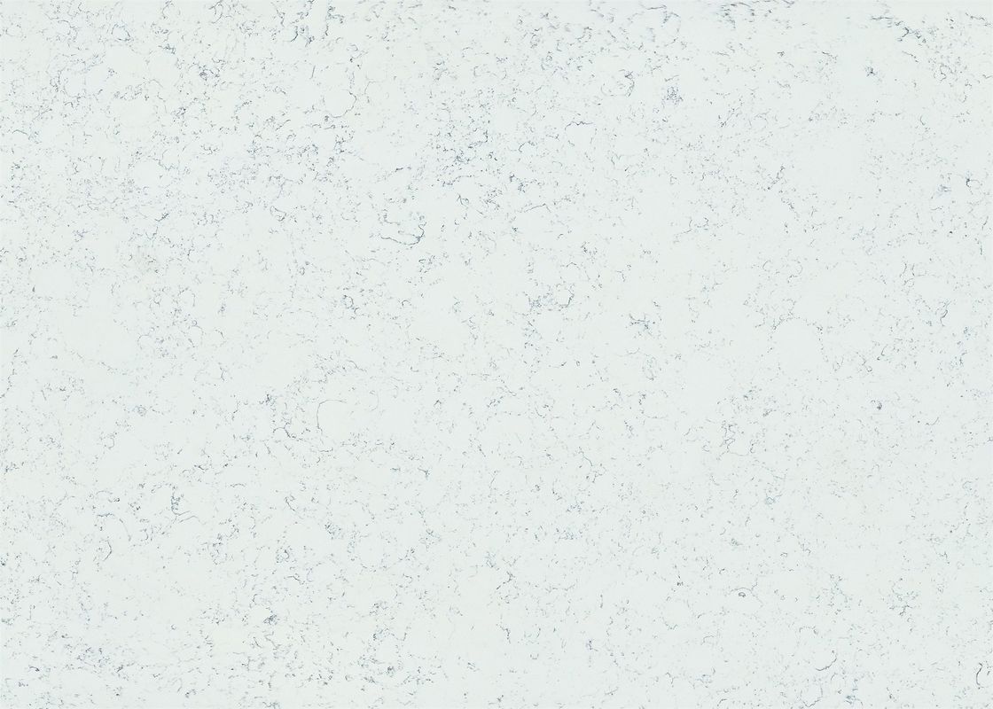 High Tenacity Sparkle White Quartz Countertops For Kitchen Bathroom Vanitytop
