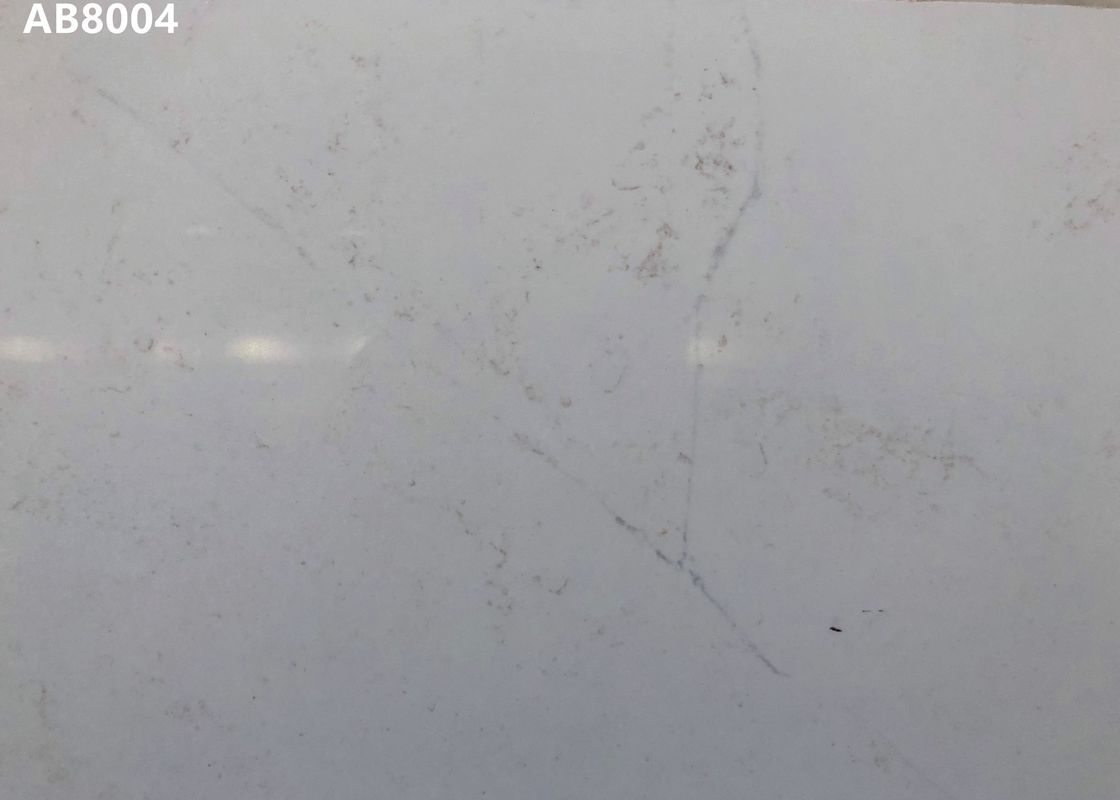 High Hardness Solid Color Quartz Engineered Stone Slabs For Block Step