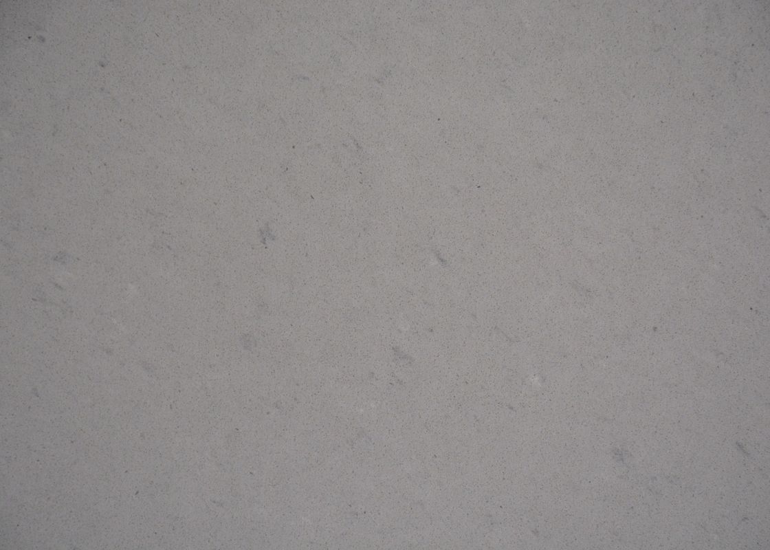 High Tenacity Carrara Quartz Stone Kitchen Countertop Anti Slip Easy Maintain