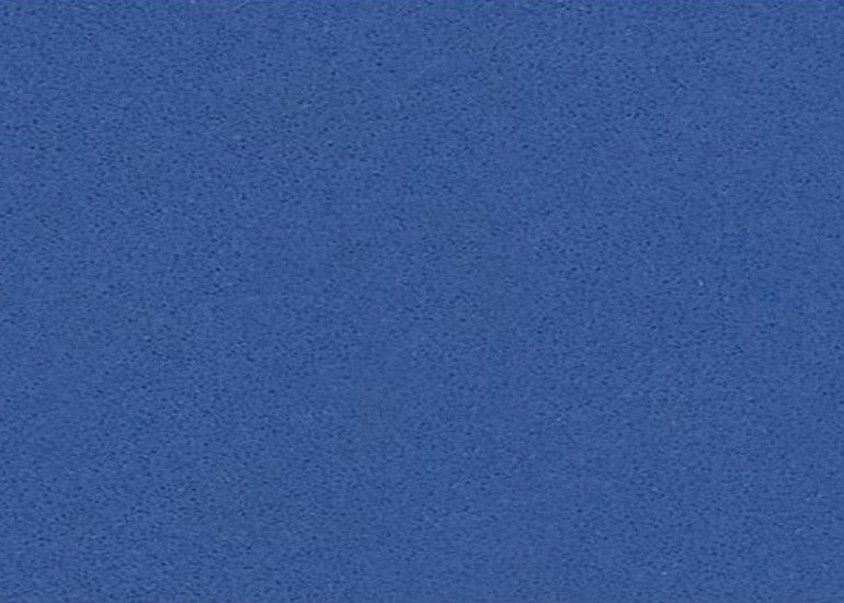 High Brightness Colorful Quartz Stone Blue Gray Quartz Countertops Non Slip