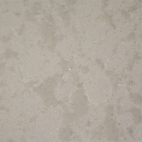 Prefabricated Beige 15MM Carrara Quartz Stone Bathroom Wall Tile