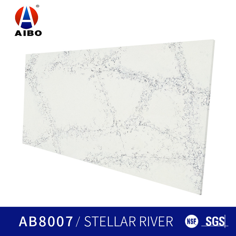 Size 3200*1800*20mm Engineered Stone Slabs High Hardness SGS&NSF Approved