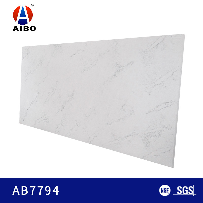 18MM Calacatta Quartz Stone For Bedroom Wall Cladding And Kitchen