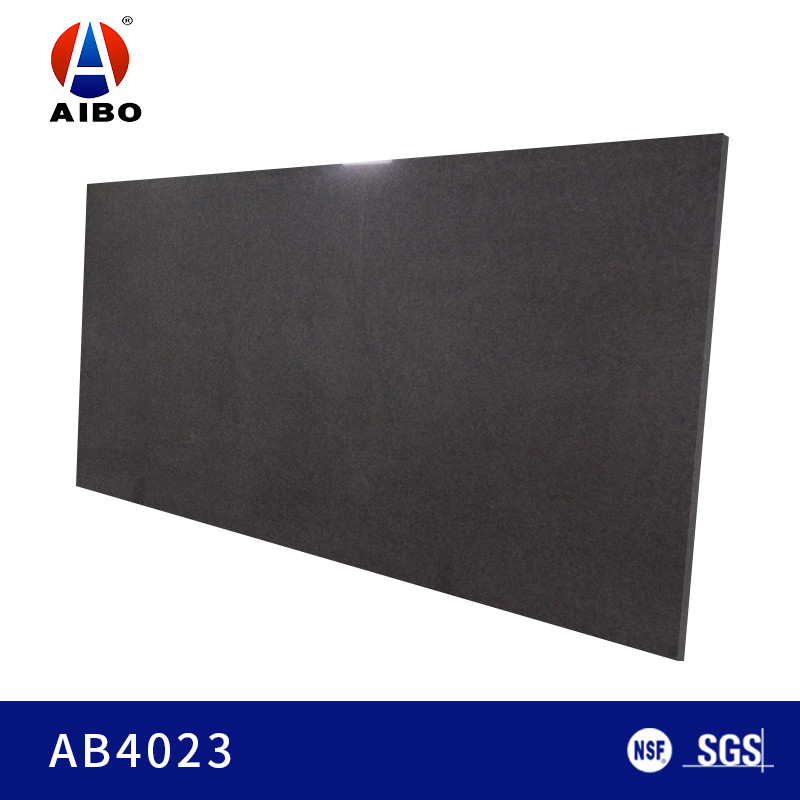 Multicolor Grey Quartz Stone 6mm 8mm 10mm Thick For Vanity Top easy to clean