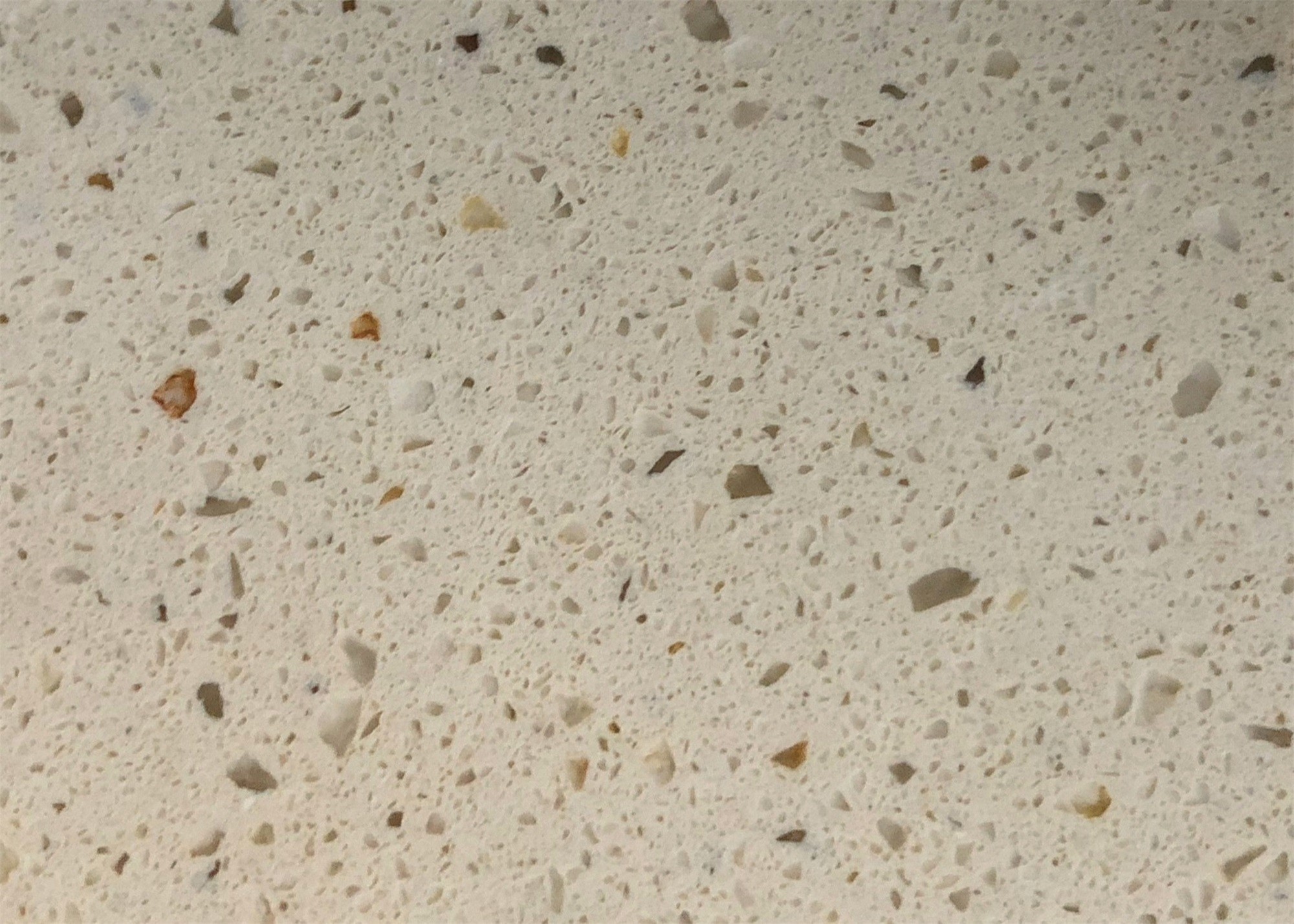 High Hardness Engineered Quartz Stone Beige Quartz For Countertops In