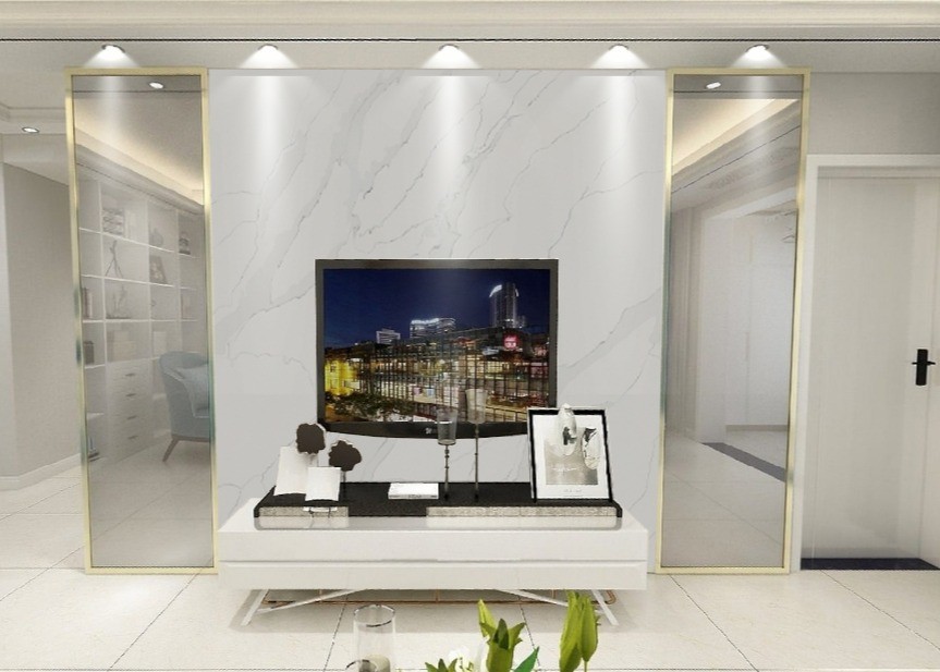 Anti Acid Quartz Wall Panels Artificial Quartz Stone Slabs For Floor