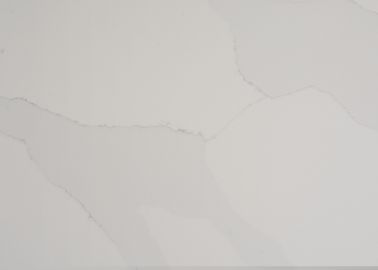 Scratch Resistance White Quartz Countertops That Look Like Marble 6.5 Mohz