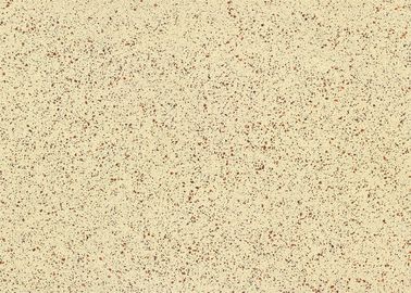 Polished / Leathered Quartz Countertops Beige Color 93% Natural Quartz
